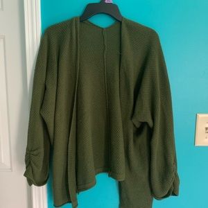 Green Knit Cardigan